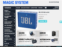 Tablet Screenshot of magicsystem.hu